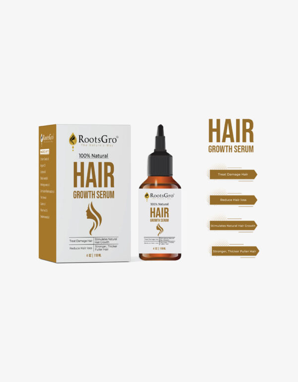 RootsGro 100% Natural Hair Growth Serum
