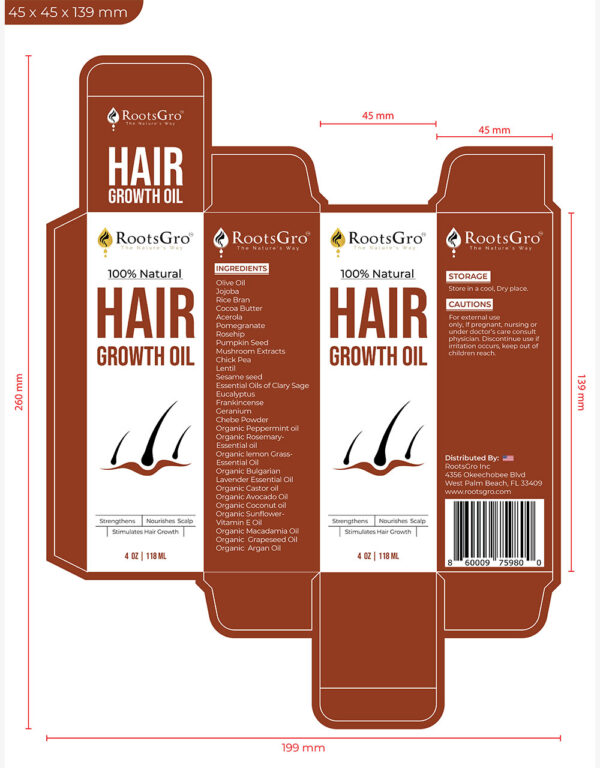 RootsGro Hair Growth Oil